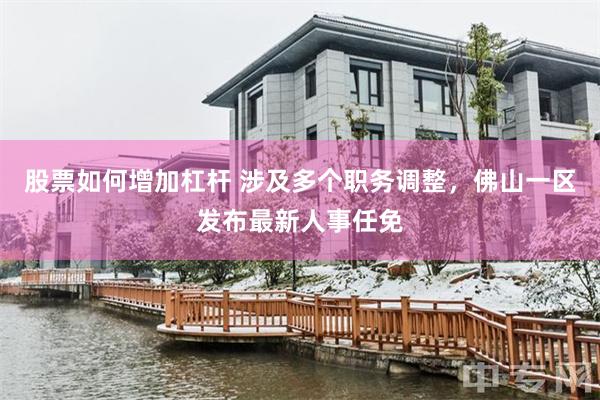 股票如何增加杠杆 涉及多个职务调整，佛山一区发布最新人事任免