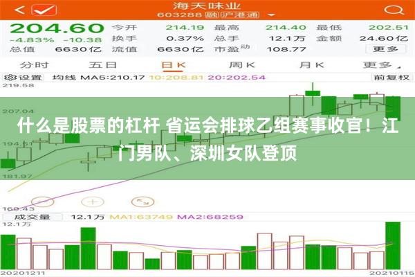 什么是股票的杠杆 省运会排球乙组赛事收官！江门男队、深圳女队登顶