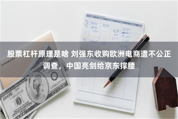 股票杠杆原理是啥 刘强东收购欧洲电商遭不公正调查,中国亮剑给京东撑腰