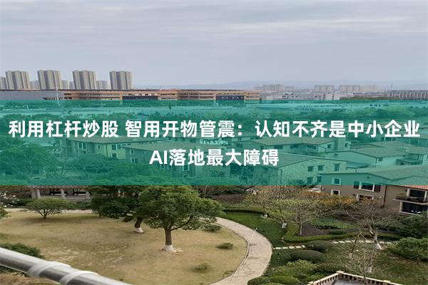 利用杠杆炒股 智用开物管震:认知不齐是中小企业AI落地最大障碍