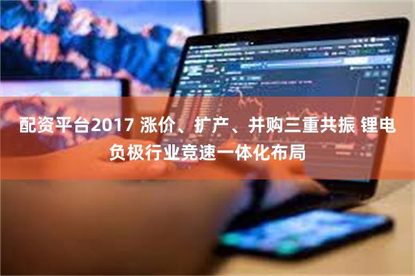 配资平台2017 涨价、扩产、并购三重共振 锂电负极行业竞速一体化布局